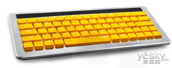 雷柏KX双模式背光机械键盘开元棋牌试玩五彩闪耀金属风(图3)